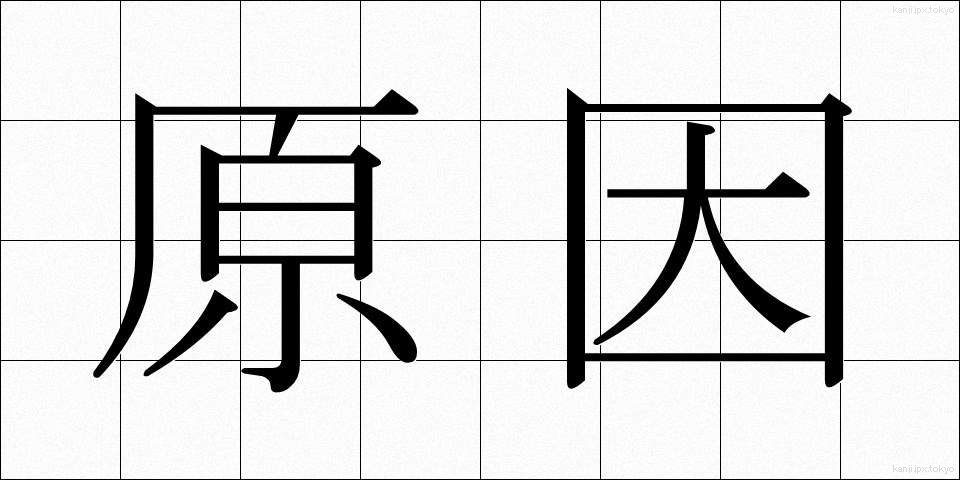 原因 (げんいん)