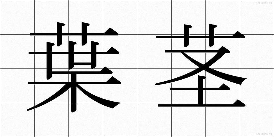 葉茎 (ようけい)