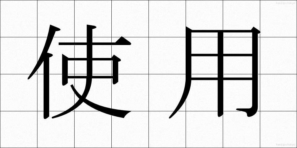 使用 (しよう)