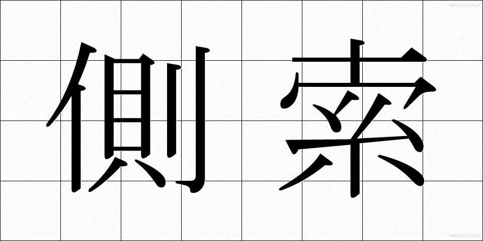 側索 (そくさく)