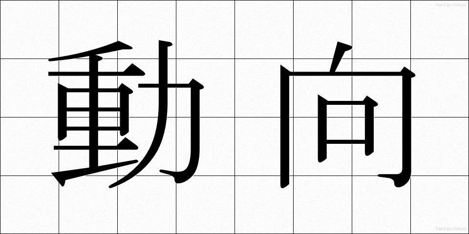 動向 (どうこう)