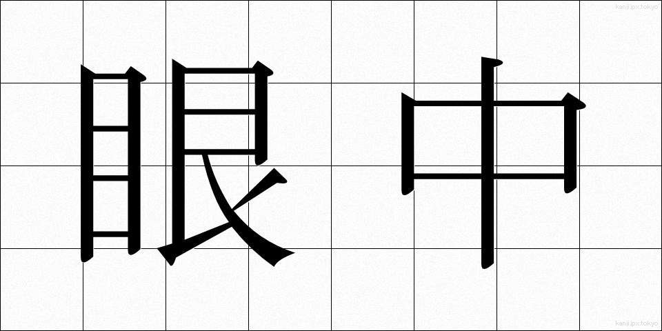 眼中 (がんちゅう)