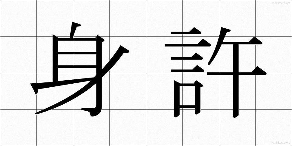 身許 (みもと)