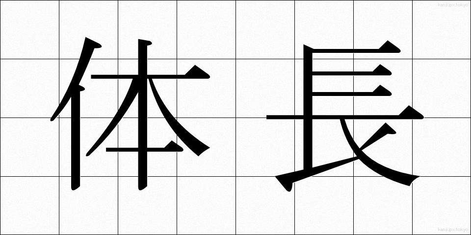 体長 (たいちょう)