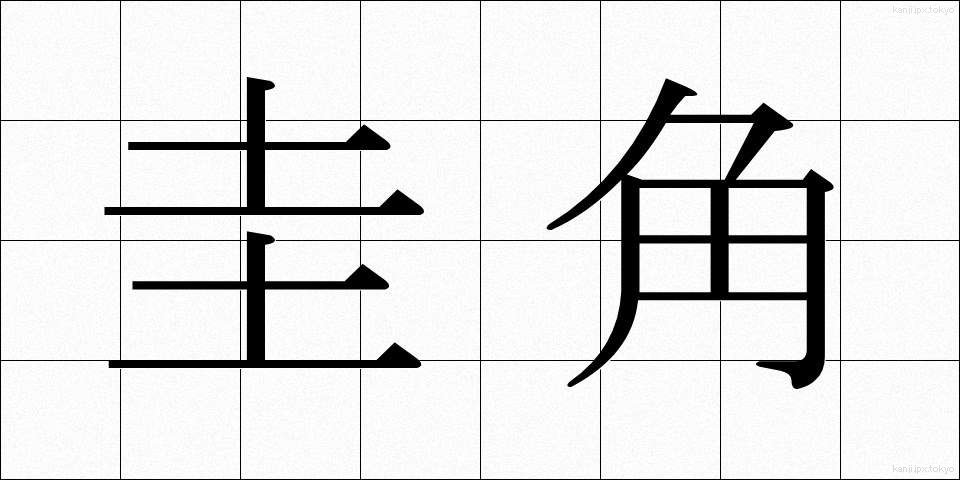 圭角 (けいかく)