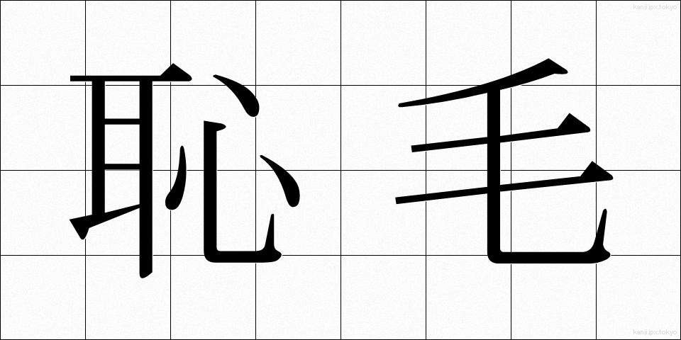 恥毛 (ちもう)