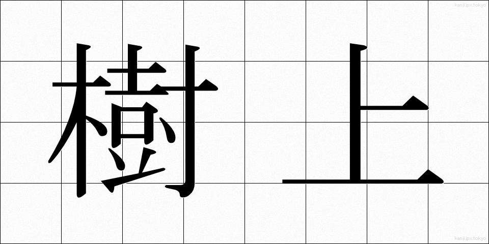 樹上 (じゅじょう)
