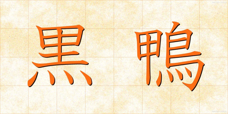 黒鴨 (くろがも)
