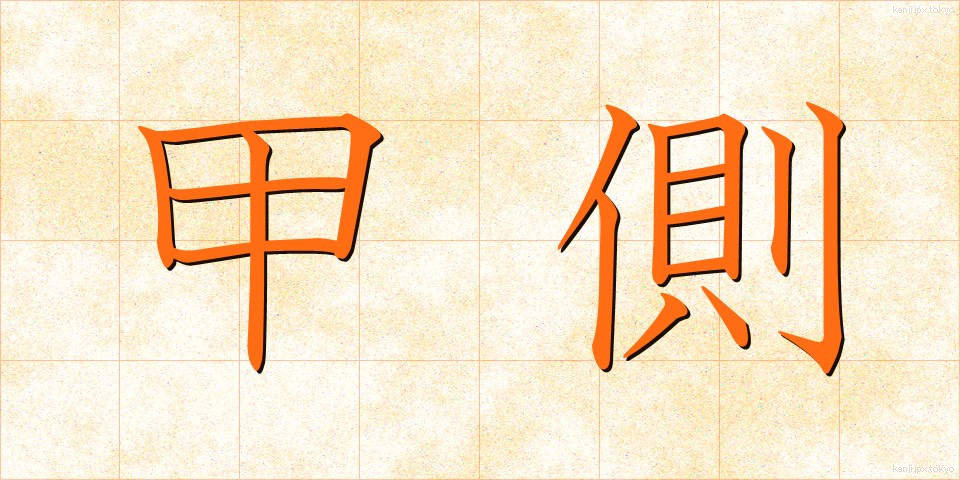 甲側 (かそく)
