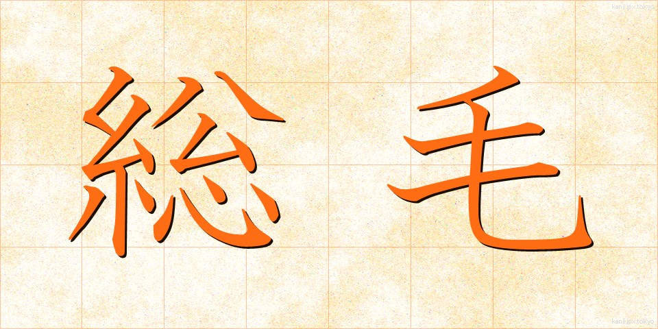 総毛 (そうもう)