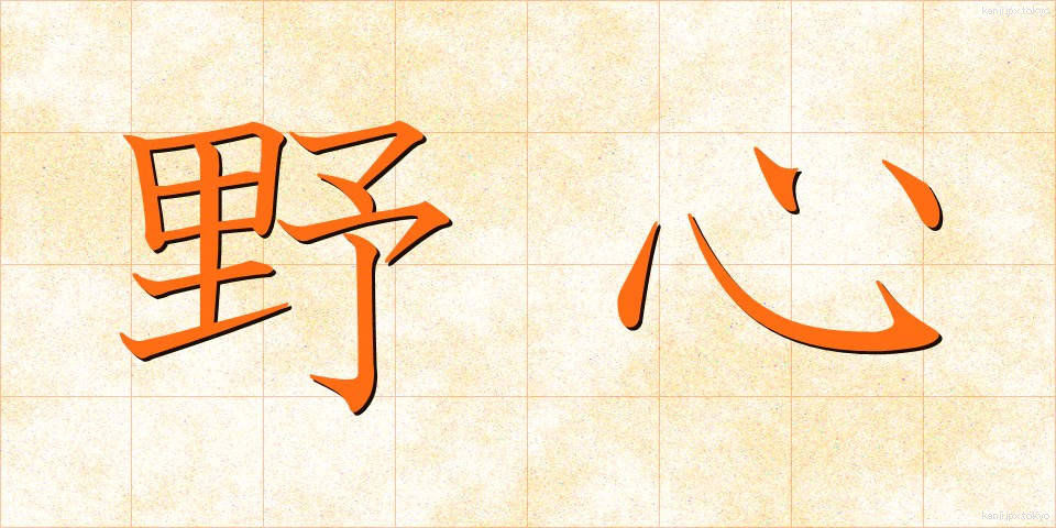 野心 (やしん)