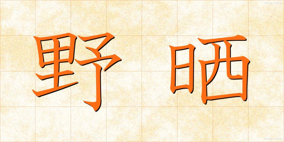 野晒 (のざらし)
