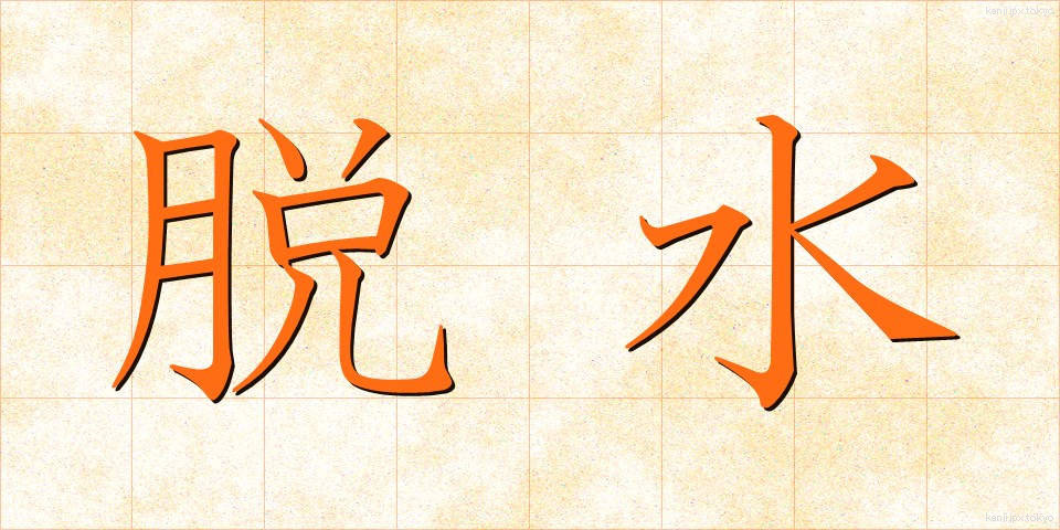 脱水 (だっすい)