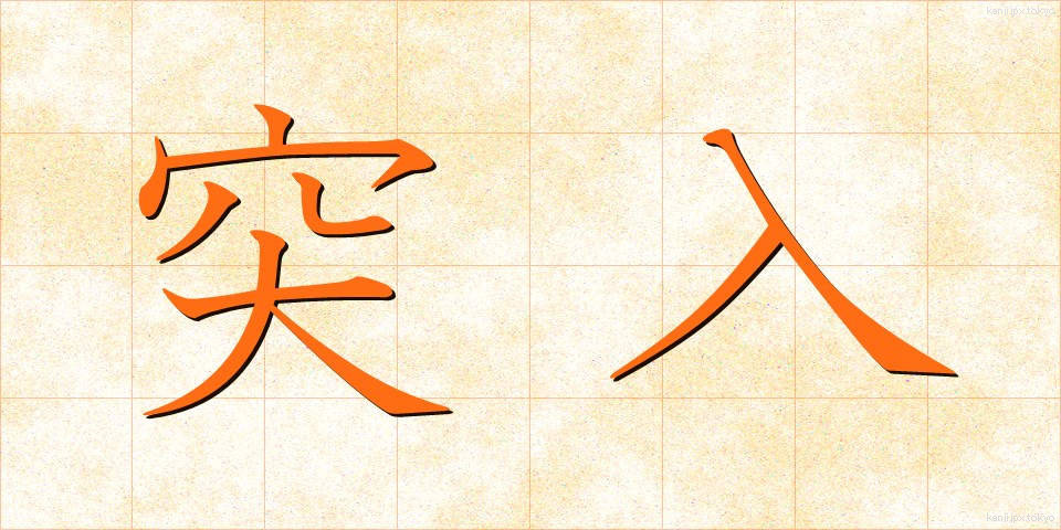 突入 (とつにゅう)