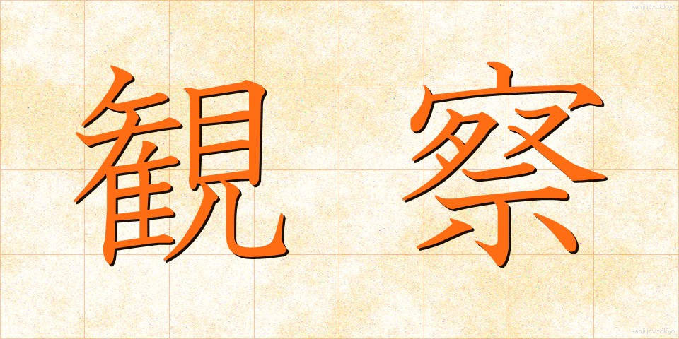 観察 (かんさつ)