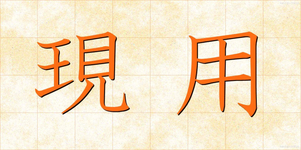 現用 (げんよう)