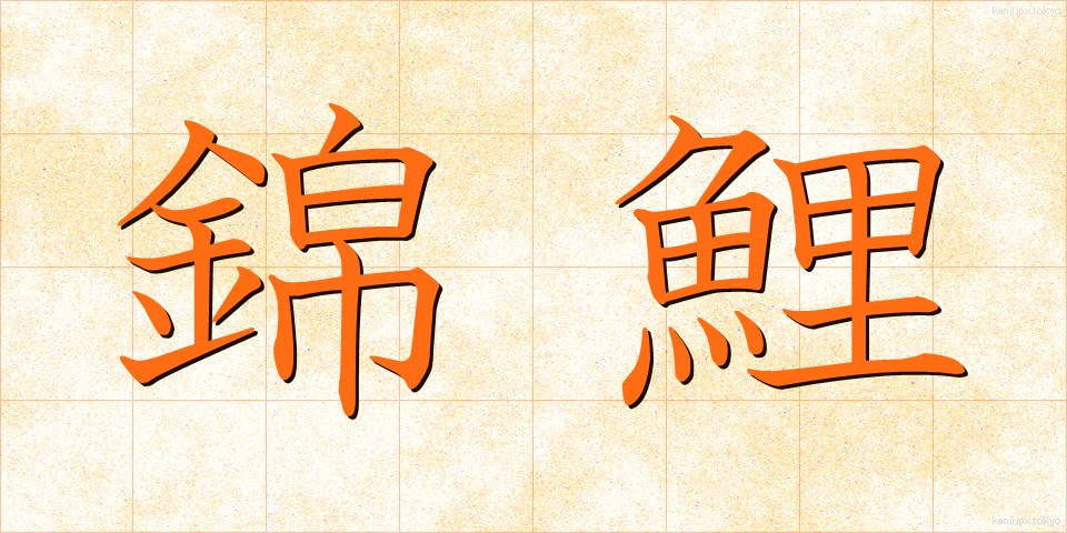錦鯉 (にしきごい)