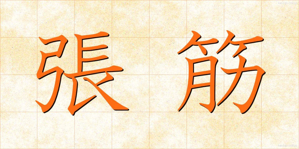 張筋 (ちょうきん)