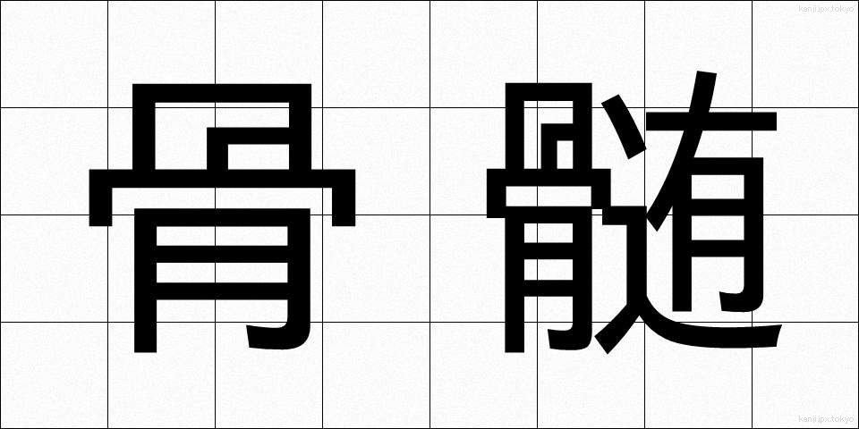 骨髄 (こつずい)