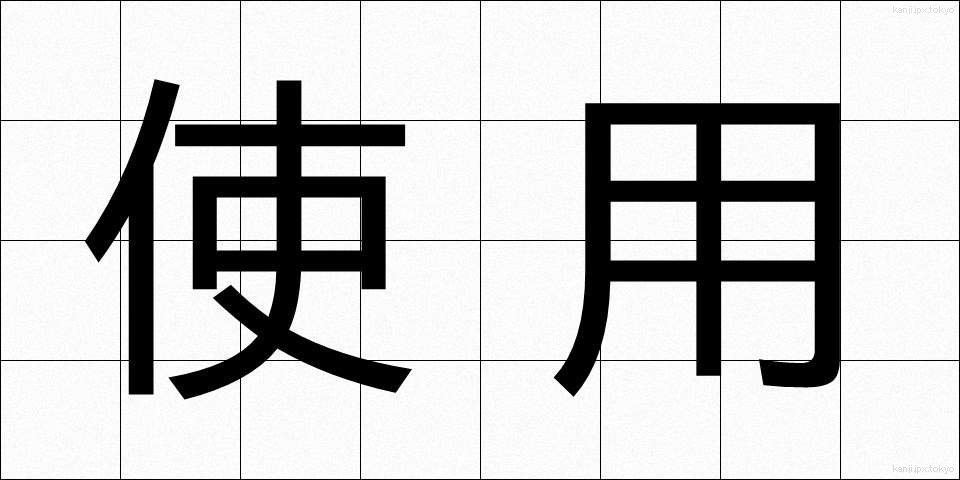 使用 (しよう)
