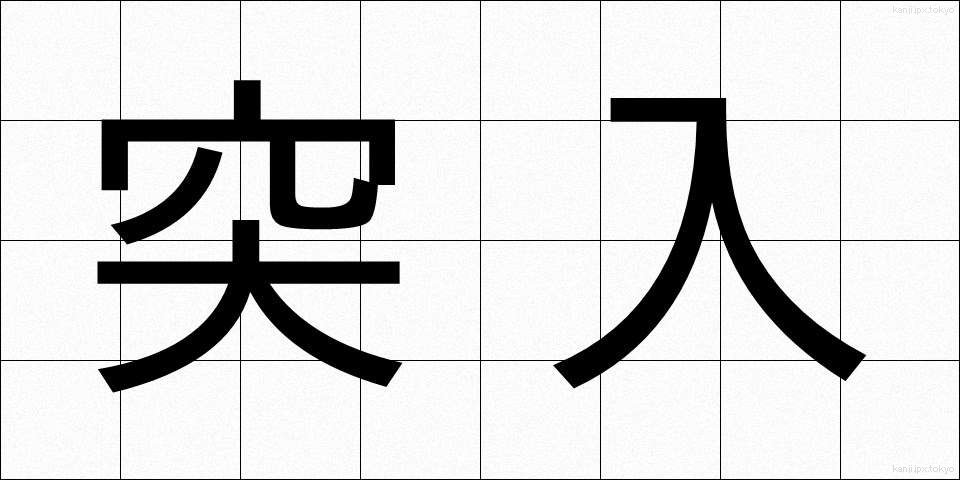 突入 (とつにゅう)