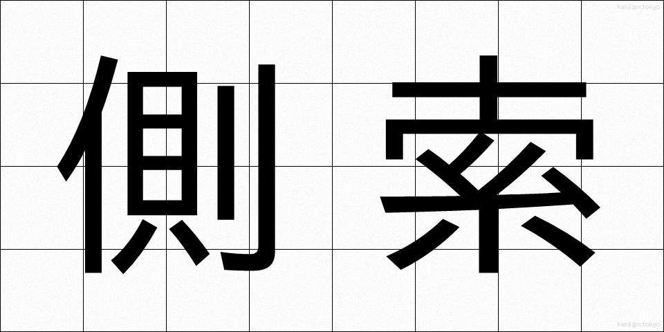 側索 (そくさく)
