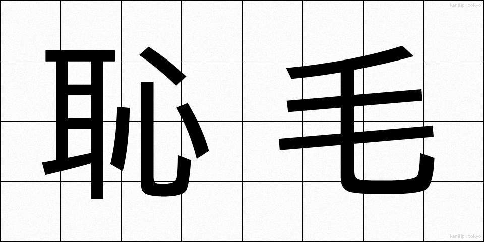 恥毛 (ちもう)