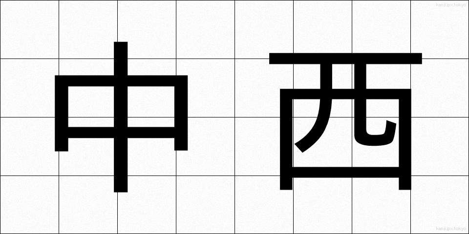 中西 (なかにし)