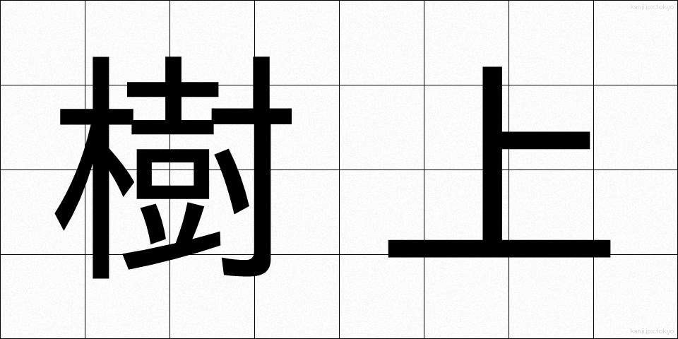 樹上 (じゅじょう)