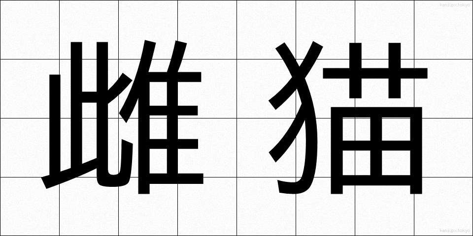 雌猫 (めねこ)