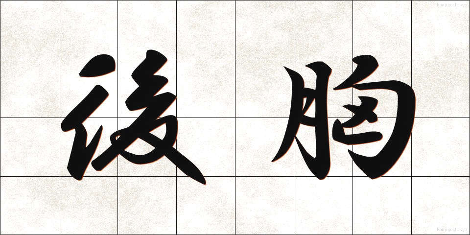 後胸 (こうきょう)