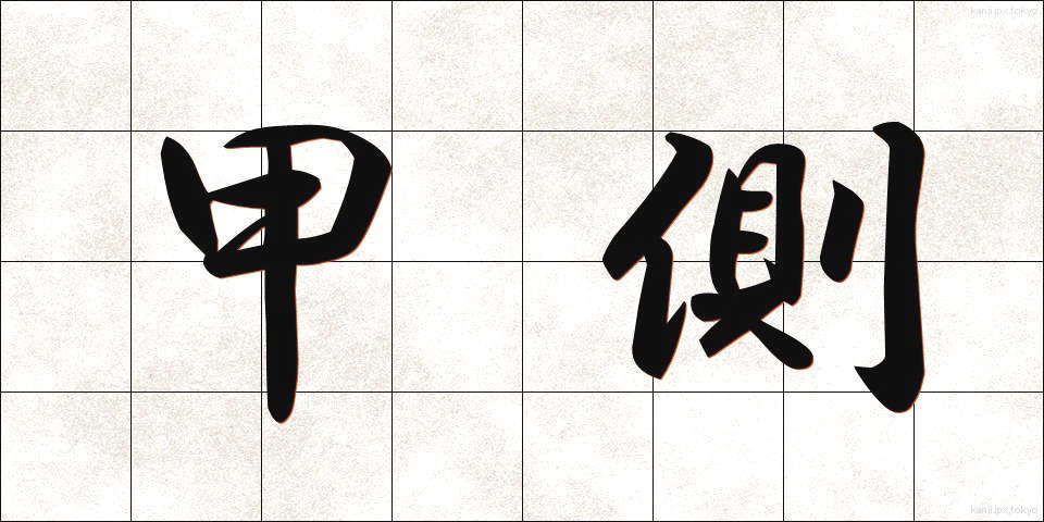 甲側 (かそく)