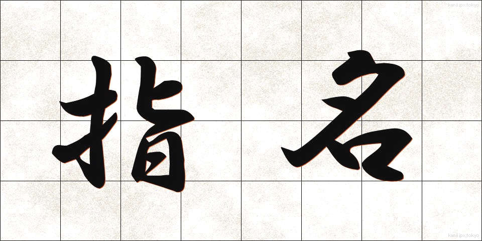 指名 (しめい)