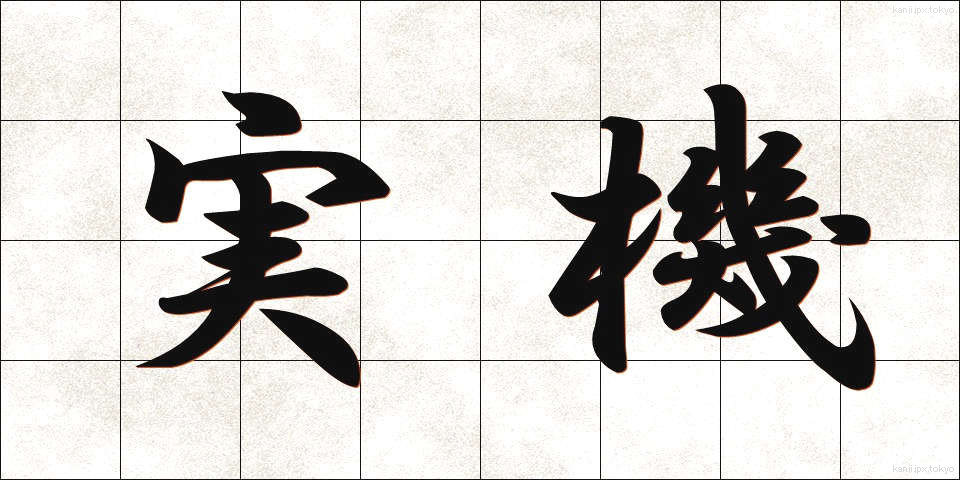 実機 (じっき)