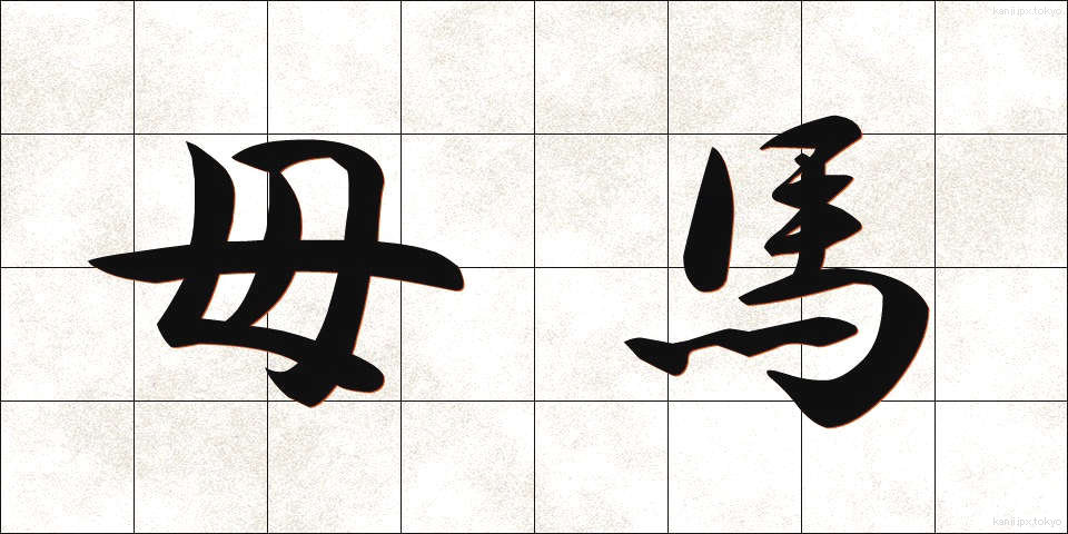 母馬 (ぼば)