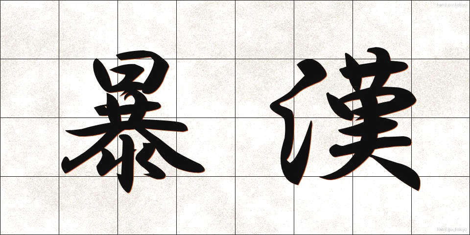 暴漢 (ぼうかん)