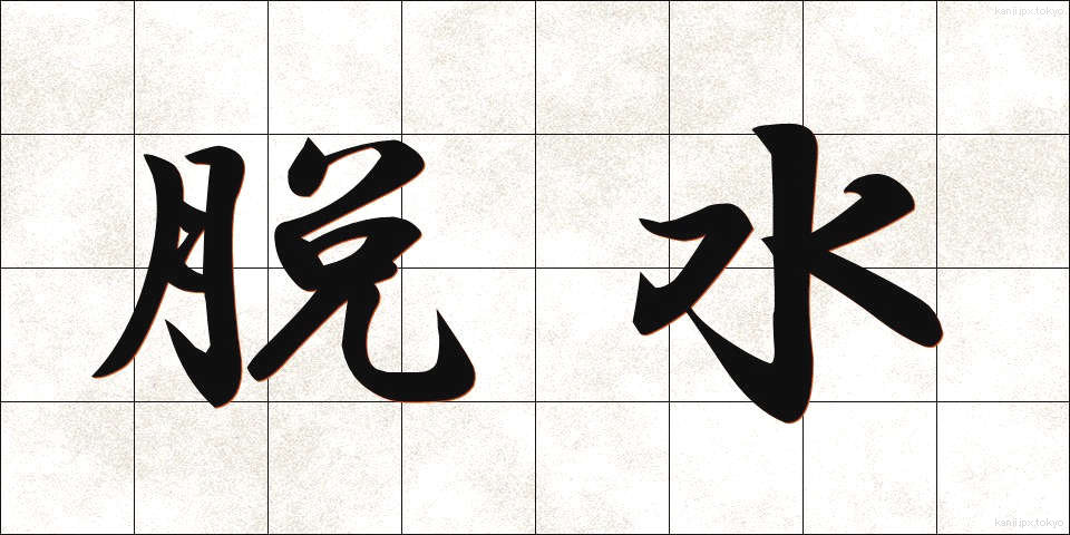 脱水 (だっすい)
