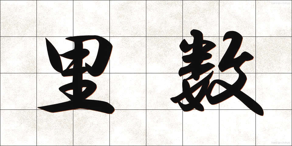 里数 (りすう)