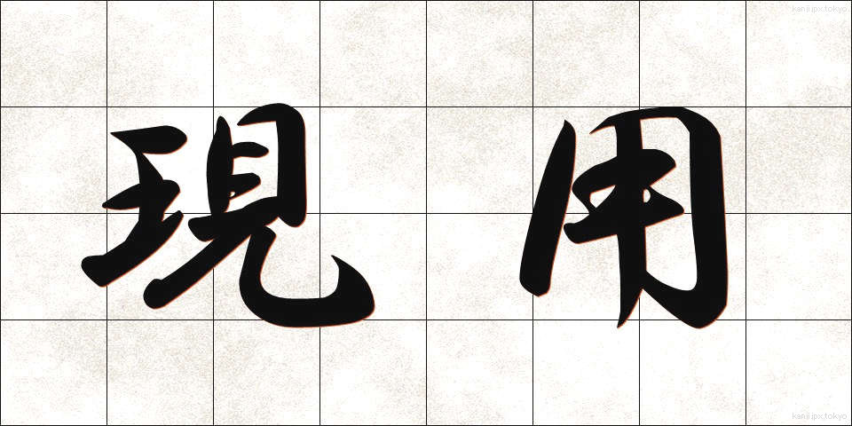 現用 (げんよう)