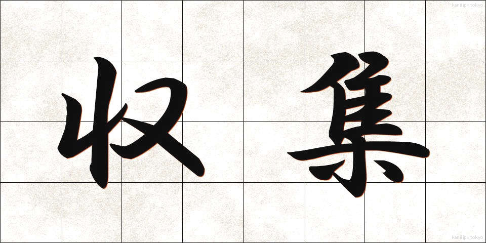 収集 (しゅうしゅう)