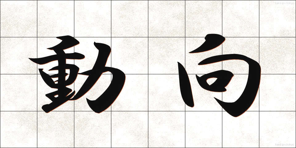動向 (どうこう)