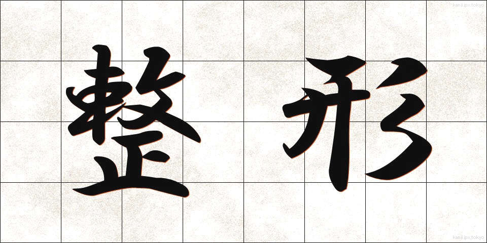 整形 (せいけい)