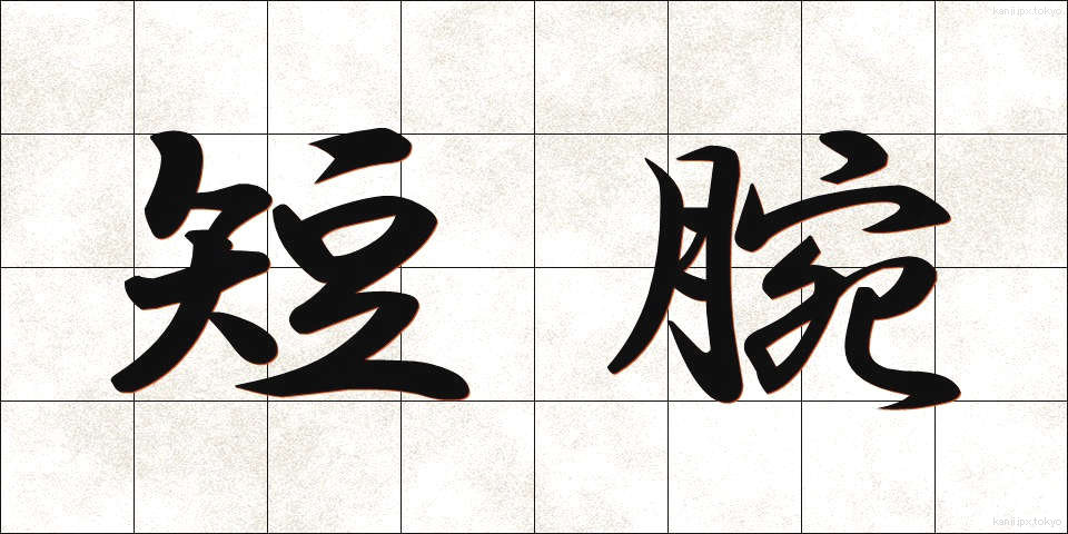 短腕 (たんわん)