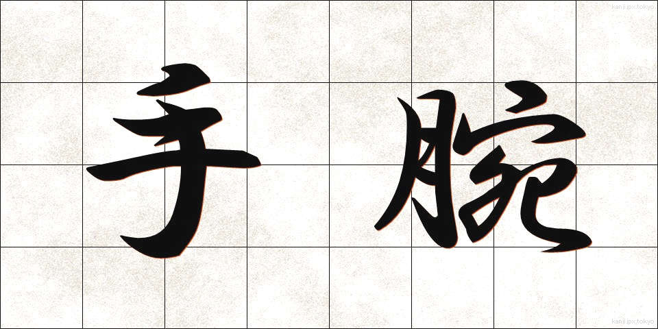 手腕 (しゅわん)