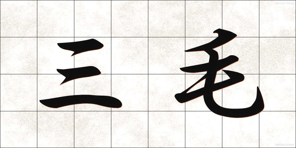 三毛 (さんもう)