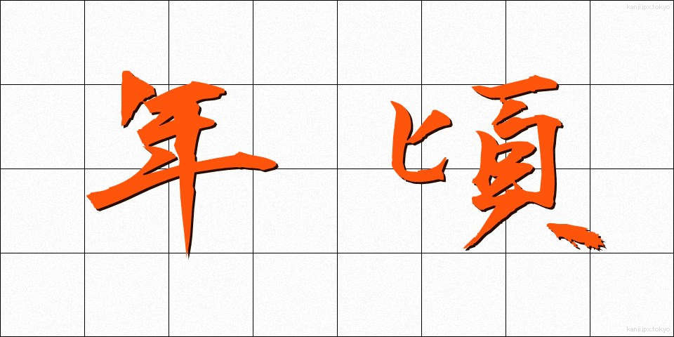 年頃 (としごろ)