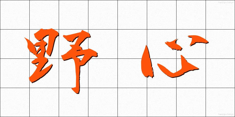 野心 (やしん)