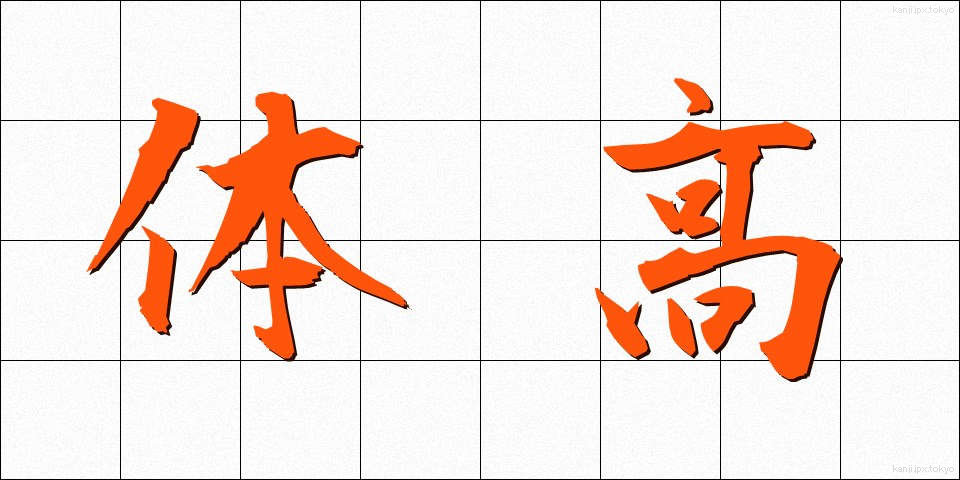 体高 (たいこう)