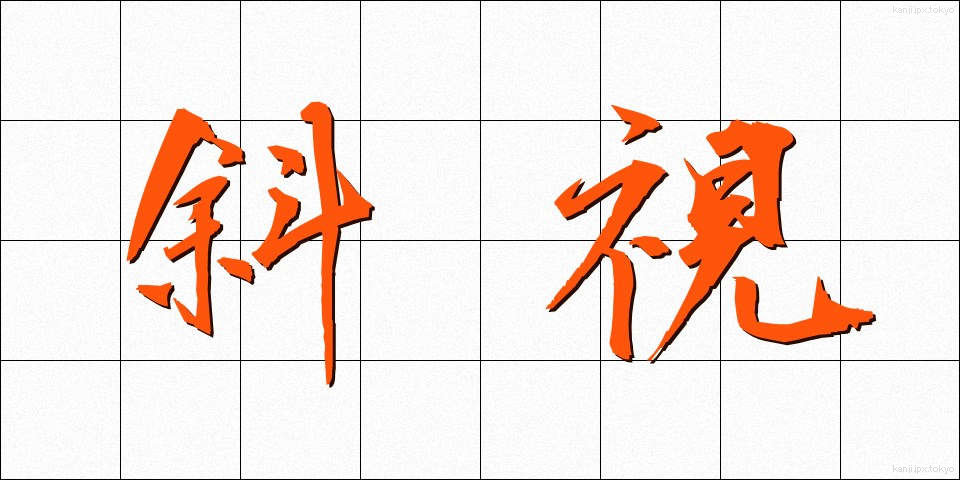 斜視 (しゃし)
