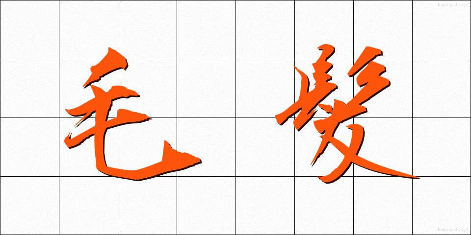 毛髪 (もうはつ)